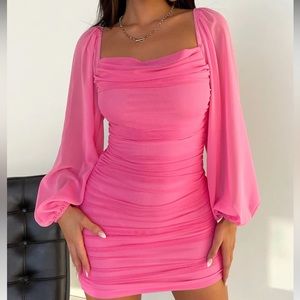 that’s so fetch pink dress